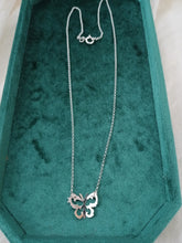 Load image into Gallery viewer, Silver Butterfly Pendant Necklace