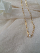 Load image into Gallery viewer, Gold Plated River Pearl Chain Necklace