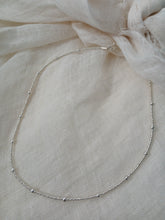 Load image into Gallery viewer, Silver Beaded Necklace Minimalist Charm