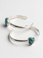Load image into Gallery viewer, Turquoise Cuff Bracelet 925 Sterling Silver