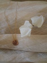 Load image into Gallery viewer, Necklace Sterling Silver & Rose Gold Filled Chain and Gold-rose plated