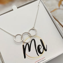 Load image into Gallery viewer, Silver Together Necklace