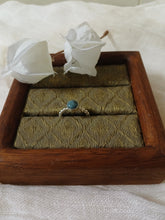 Load image into Gallery viewer, Turquoise Gemstone Silver Ring - Elegant Minimalist Design
