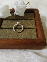 Load image into Gallery viewer, Turquoise Gemstone Silver Ring - Elegant Minimalist Design
