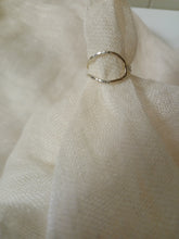 Load image into Gallery viewer, Hammer Sterling Silver Open Ring

