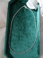 Load image into Gallery viewer, Silver Beaded Necklace Minimalist Charm
