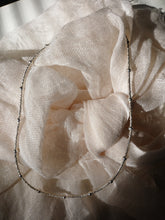 Load image into Gallery viewer, Silver Beaded Necklace Minimalist Charm
