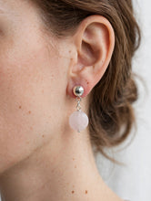 Load image into Gallery viewer, Rose Quartz Earrings
