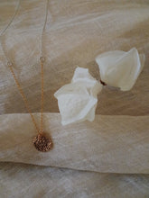 Load image into Gallery viewer, Necklace Sterling Silver &amp; Rose Gold Filled Chain and Gold-rose plated
