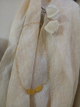 Load image into Gallery viewer, Necklace "Double Oval Gold- plated"

